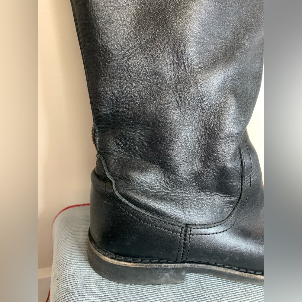 Roots Tribe Leather Equestrian Boots Black 8.5 - Picture 13 of 14
